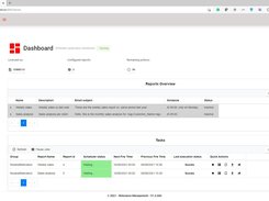 KPImailer dashboard