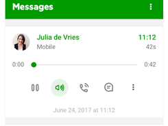 KPN VoiceMail Screenshot 1