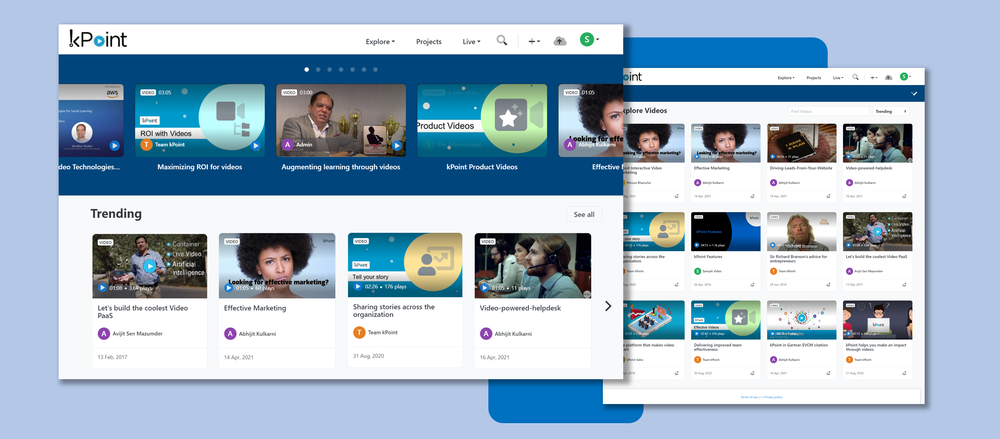 kPoint Video Content Management System