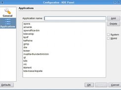 Config dialog