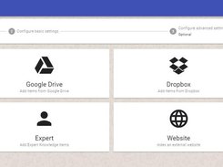 Ability to leverage content from fileshares, websites and cloud sources of information