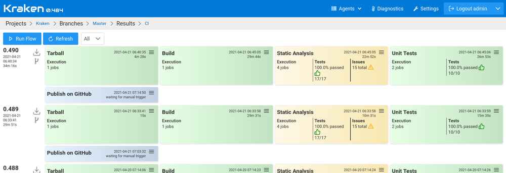 Kraken CI Screenshot 1