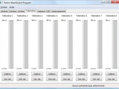 User interface program to interact with the robot.