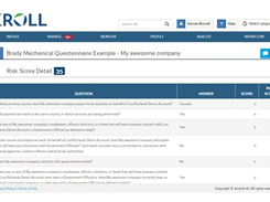 Kroll Compliance Screenshot 1