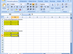 Xlsx file with multiple tables in one worksheet - generated by Krsc Reports PHPExcel Framework