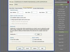 ASC file importer's main dialog