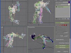 Animation of orc's attack from the Gothic II game