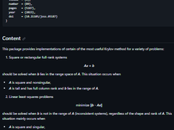 Krylov.jl Screenshot 1