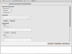 Settings-Mask of the substitution-permutations networks