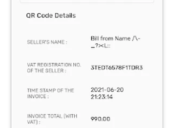 KSA e-Invoicing Screenshot 1