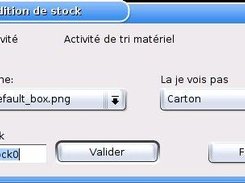 KStore admin - editing a stock
