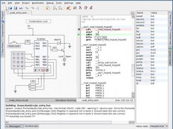 Debugging a PIC program simulated in a circuit