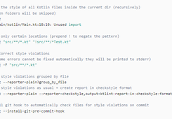 ktlint Screenshot 1