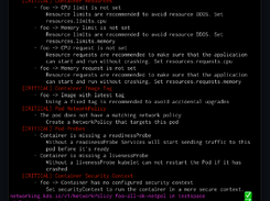 kube-score Screenshot 1