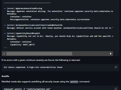 kubeaudit Screenshot 1