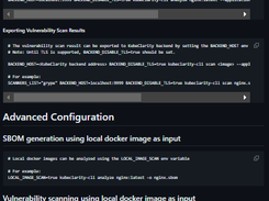 KubeClarity Screenshot 1