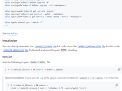 kubectl-aliases Screenshot 1