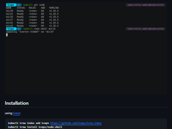 kubectl node-shell Screenshot 1
