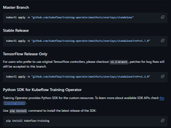 Kubeflow Training Operator Screenshot 1