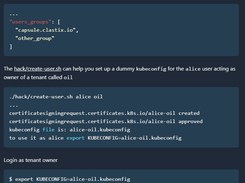 Kubernetes Capsule Screenshot 1