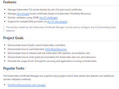 Kubernetes Certificate Manager Screenshot 1