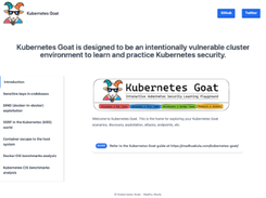 Kubernetes Goat Screenshot 1