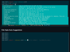 Kubernetes shell Screenshot 1