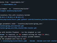 Kubespray Screenshot 1