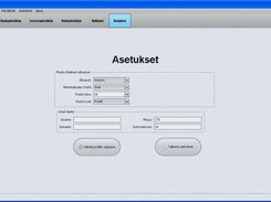 Tab for changing program settings