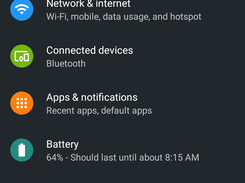 Settings (Dark Mode)