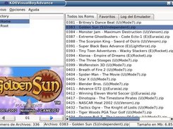 KDEVisualBoyAdvance 0.2 principal window