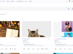 project's courses overview