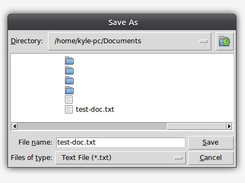 Choosing Output File