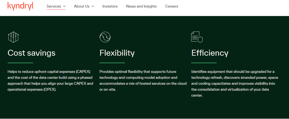 Kyndryl Data Center Services Screenshot 1