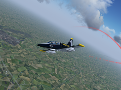 FGFS L-39ZA - smoke