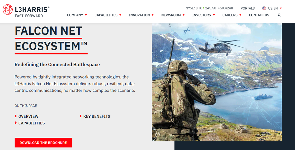 L3Harris Falcon Net Ecosystem Screenshot 1