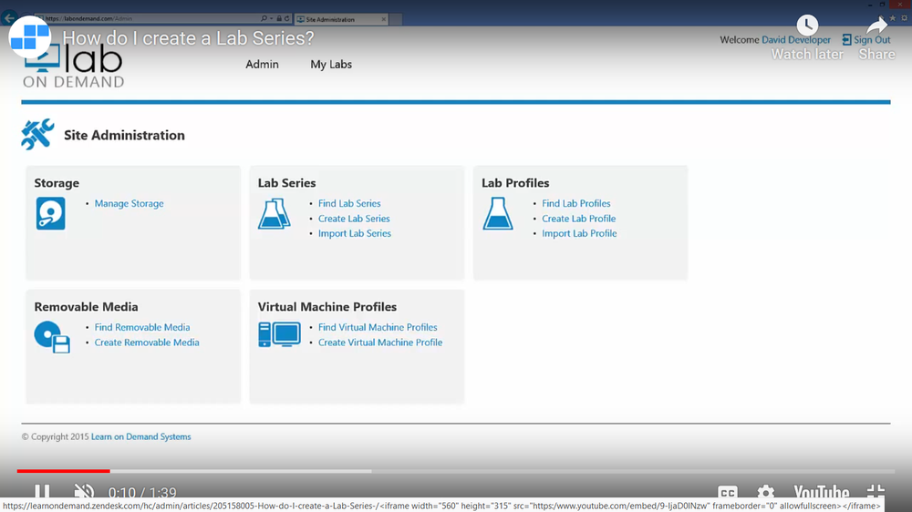 Lab on Demand Screenshot 1