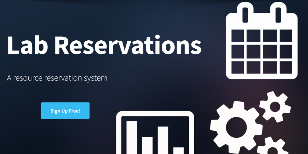 Lab Reservations Screenshot 1