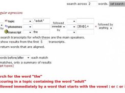 3 - Search transcripts across different layers of annotation