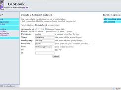 Change a user profile