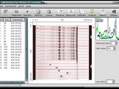 Main screen in TR541a TLC scanner mode
