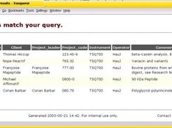 Browsing the backup database