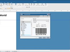 LABELVIEW interface with barcode generator