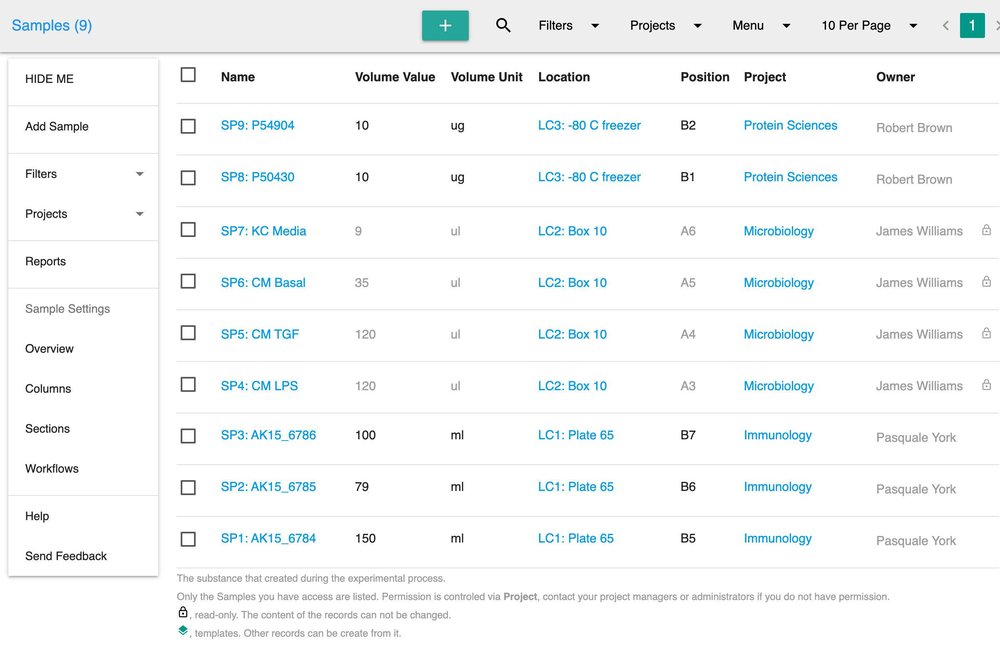 Labii ELN & LIMS Screenshot 1