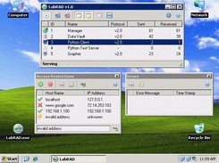 LabRAD Manager v1.0 running on Windows 2003 Server