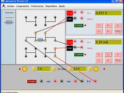 Ccircuit generator-resistance. Measure voltage and current