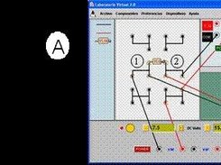 Virtual laboratory: Second set-up for resistance measurement