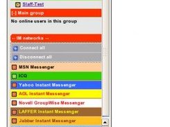 Right click over IM Networks to see these options.