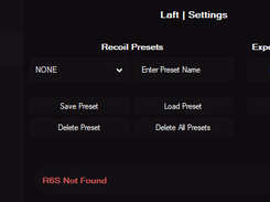 Laft - Settings