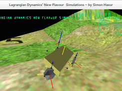 tricycle simulation, 9 DOFs
